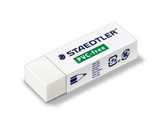 774196 Staedtler 525 B20 Viskel&#230;r STAEDTLER PVC fritt 65x23x13mm 